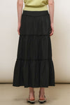 General Idea WOMAN Shirring Tiered Long Skirt