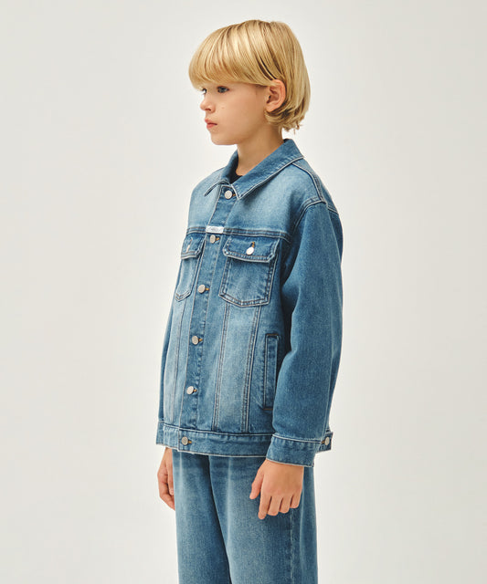 Marithé François Girbaud Kids Denim Trucker Jacket