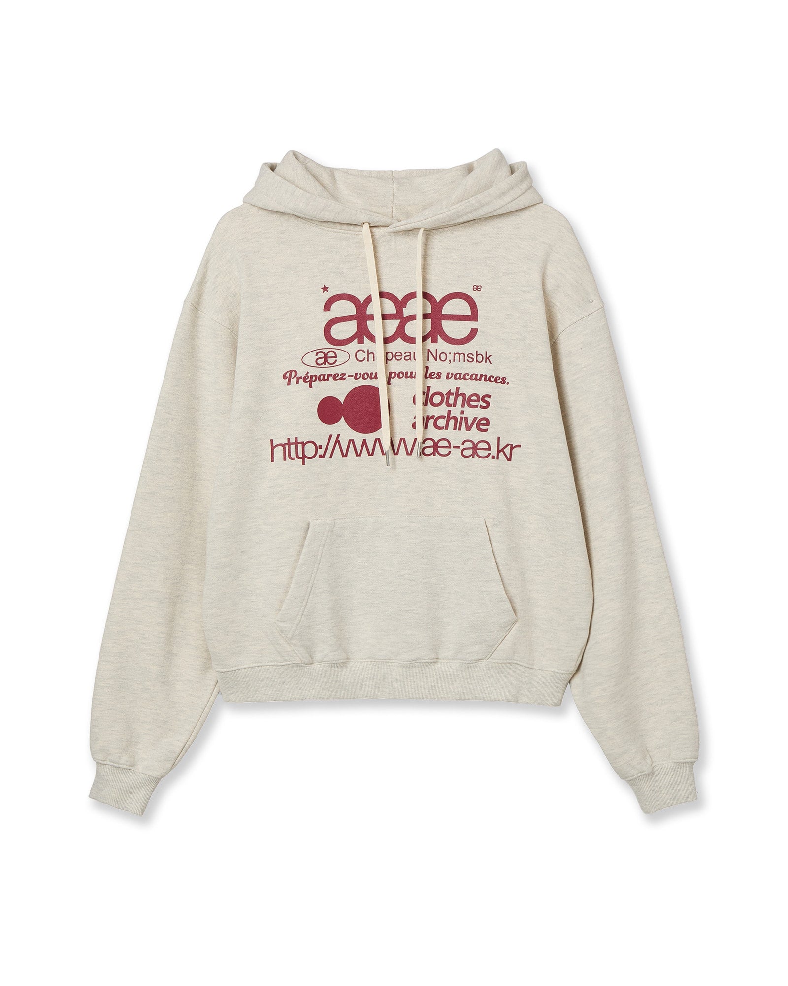AEAE Web Logo Loose Hoodie