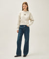 Marithé François Girbaud W HIGH STRAIGHT DENIM PANTS