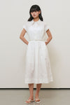 General Idea WOMAN Dolman Sleeve Belted Long Dress