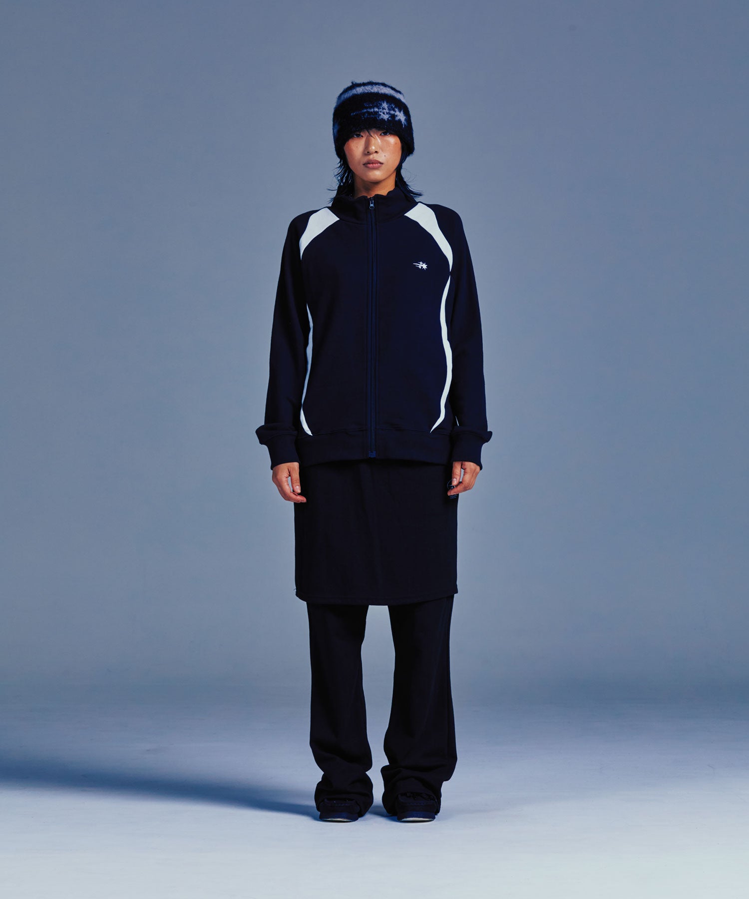 Nice Ghost Club GK Sweat Jersey Zip Up [Black]