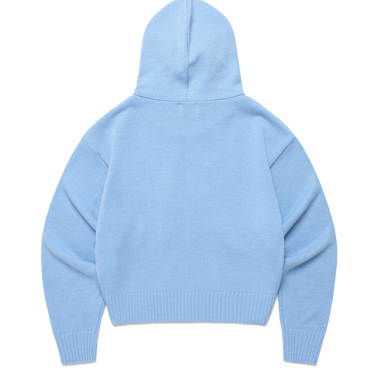 Cavish Women's Seller Logo Knit Zip Up Hoodie