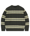 Mahagrid Mesh Stripe Knit