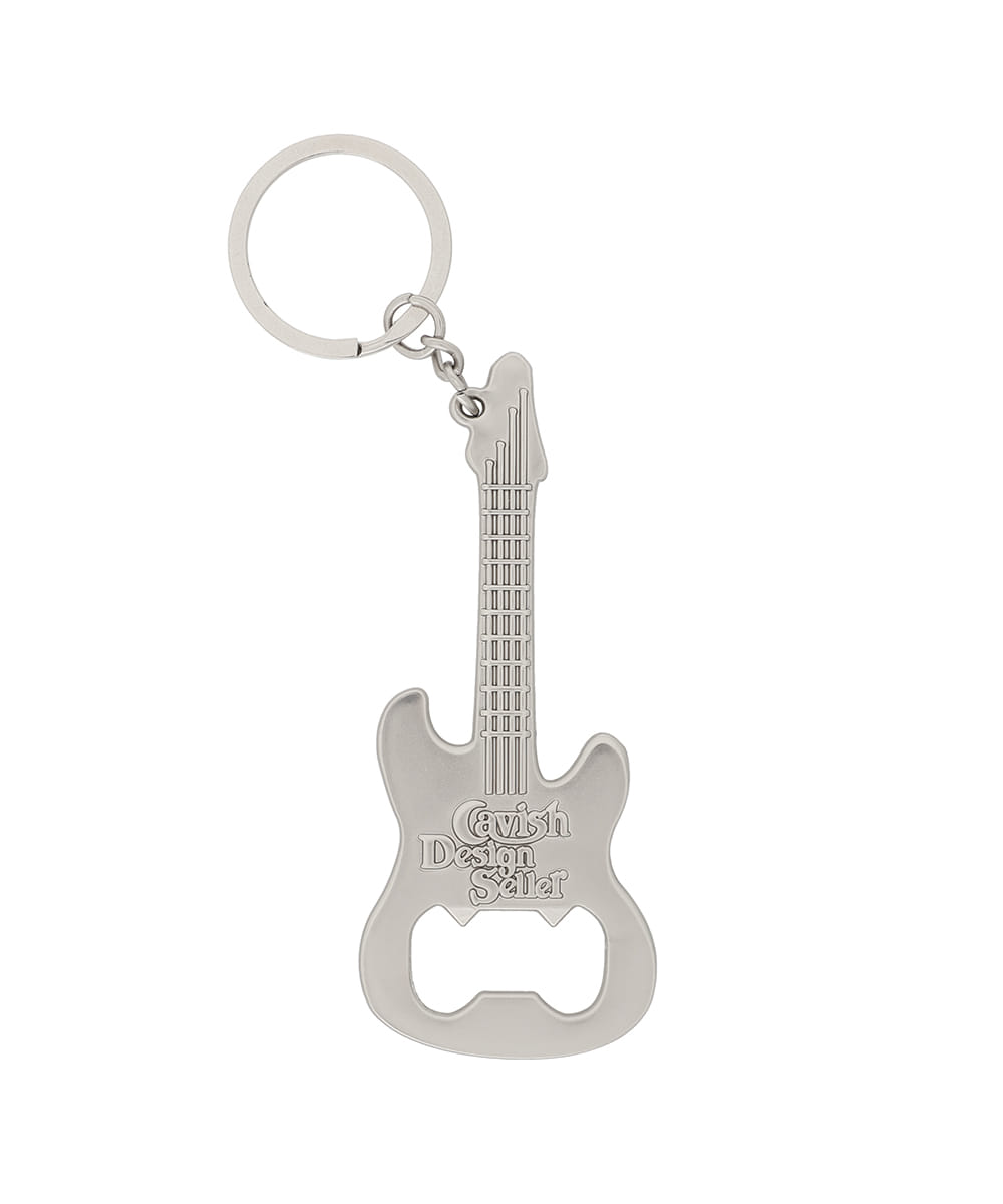 Cavish Guitar Opener Keyring Silver