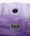 Marithé François Girbaud CLASSIC LOGO SEERSUCKER PADDING BAG purple