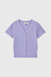 General Idea WOMAN Airy V-Neck Cable Cardigan
