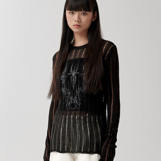 Mahagrid Tattoo Crochet Knit