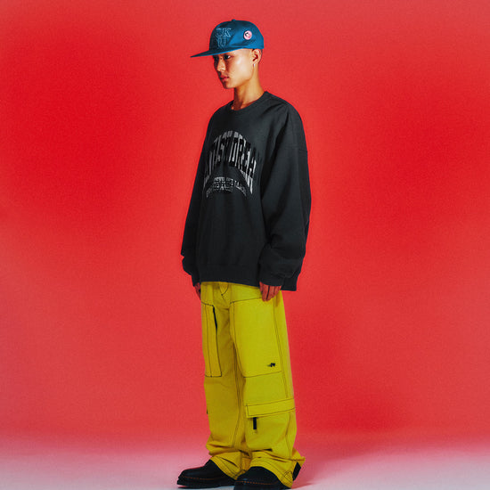 Nice Ghost Club Fantasy Dream Applique Sweatshirt