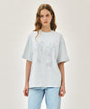 Marithé François Girbaud W UNICORN GRAPHIC OVERSIZED TEE