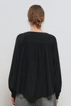 General Idea WOMAN Summer Loose Fit Raglan Pintuck Blouse
