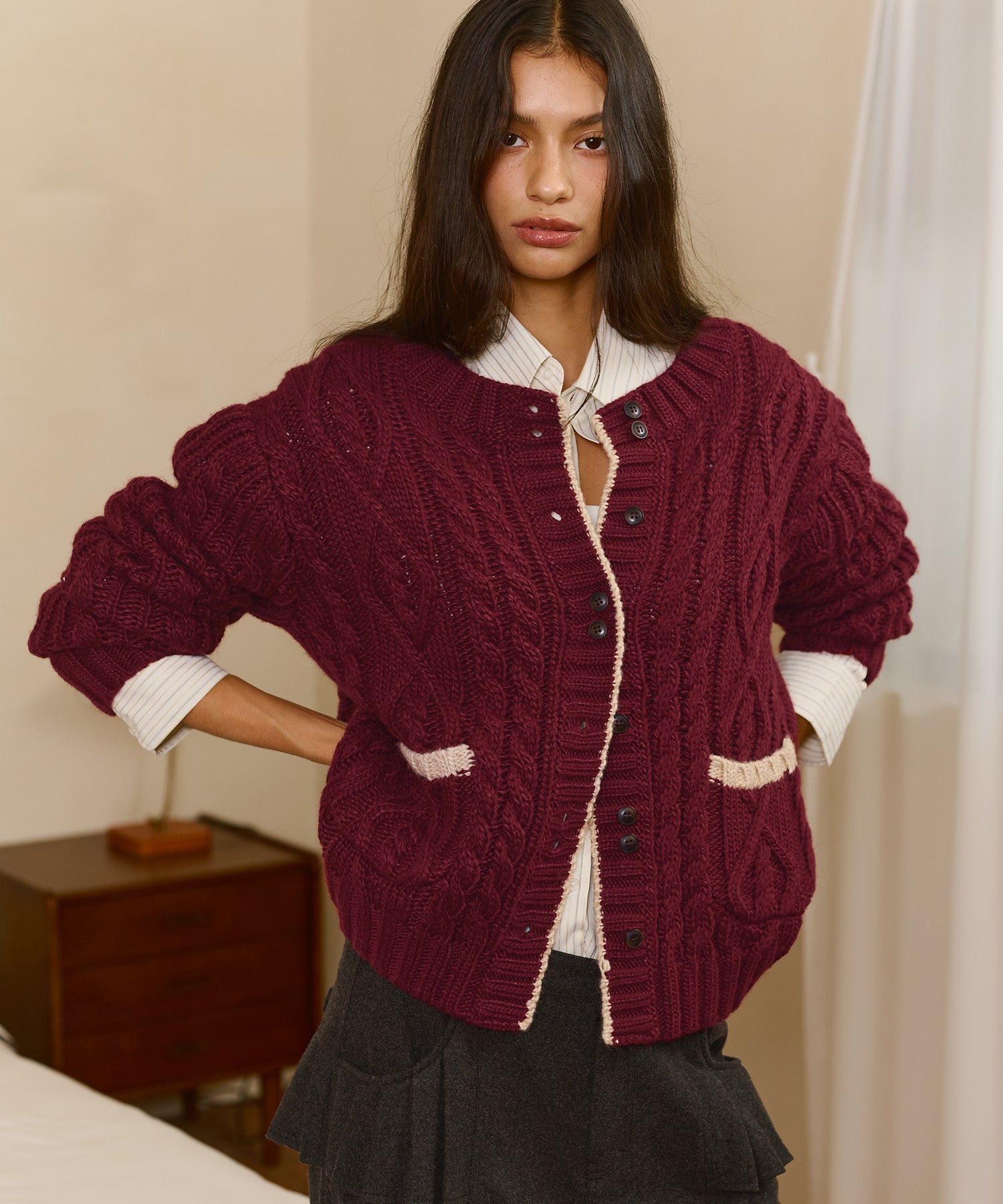 Bitter Cells Mori Wool Cardigan
