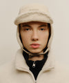 Marithé François Girbaud Marithé Sport Reversible Earflap Cap Ivory
