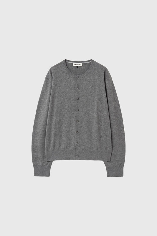 General Idea MAN Stitch Crew Neck Knit Cardigan