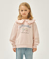 Marithé François Girbaud Kids W Frill Collar Sweatshirt Pink