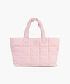 Marithé François Girbaud Classic Logo Padding Tote Bag Baby Pink