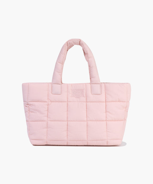 Marithé François Girbaud Classic Logo Padding Tote Bag Baby Pink