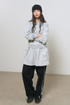 General Idea WOMAN Boat Neck Sweatshirt Dress