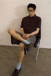 General Idea MAN Essential Collar Neck Half Knit