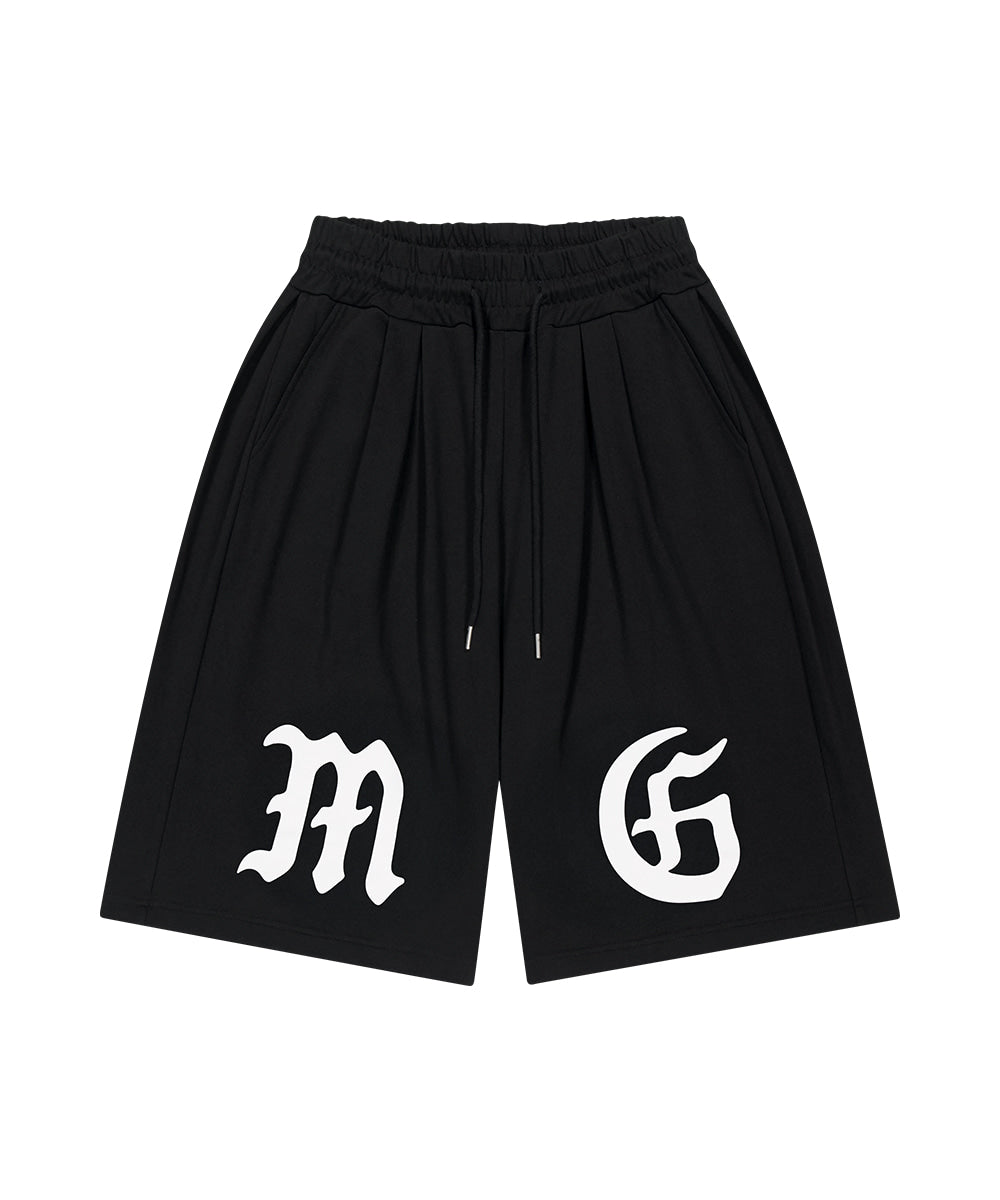 Mahagrid Gothic Three Tuck Sweat Shorts
