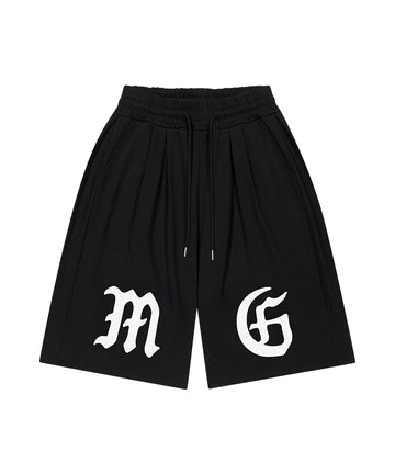 Mahagrid Gothic Three Tuck Sweat Shorts