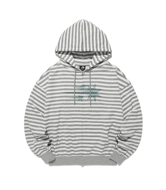 Nice Ghost Club Stripe Rush 3Star Hoodie Zip Up