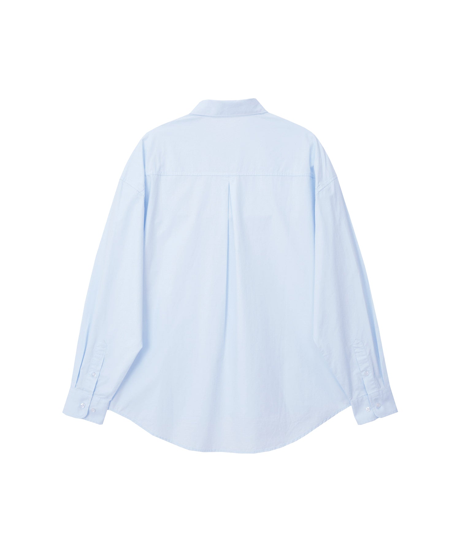 Bitter Cells Melting Paper Overfit Shirt-Sky Blue