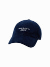 ADLV Corduroy Basic Logo Ball Cap
