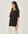 Marithé François Girbaud [S~L사이즈 6/25 예약발송] VINTAGE LOGO TYPO TEE brown
