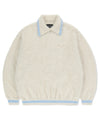 Mahagrid Hairy Collar Knit
