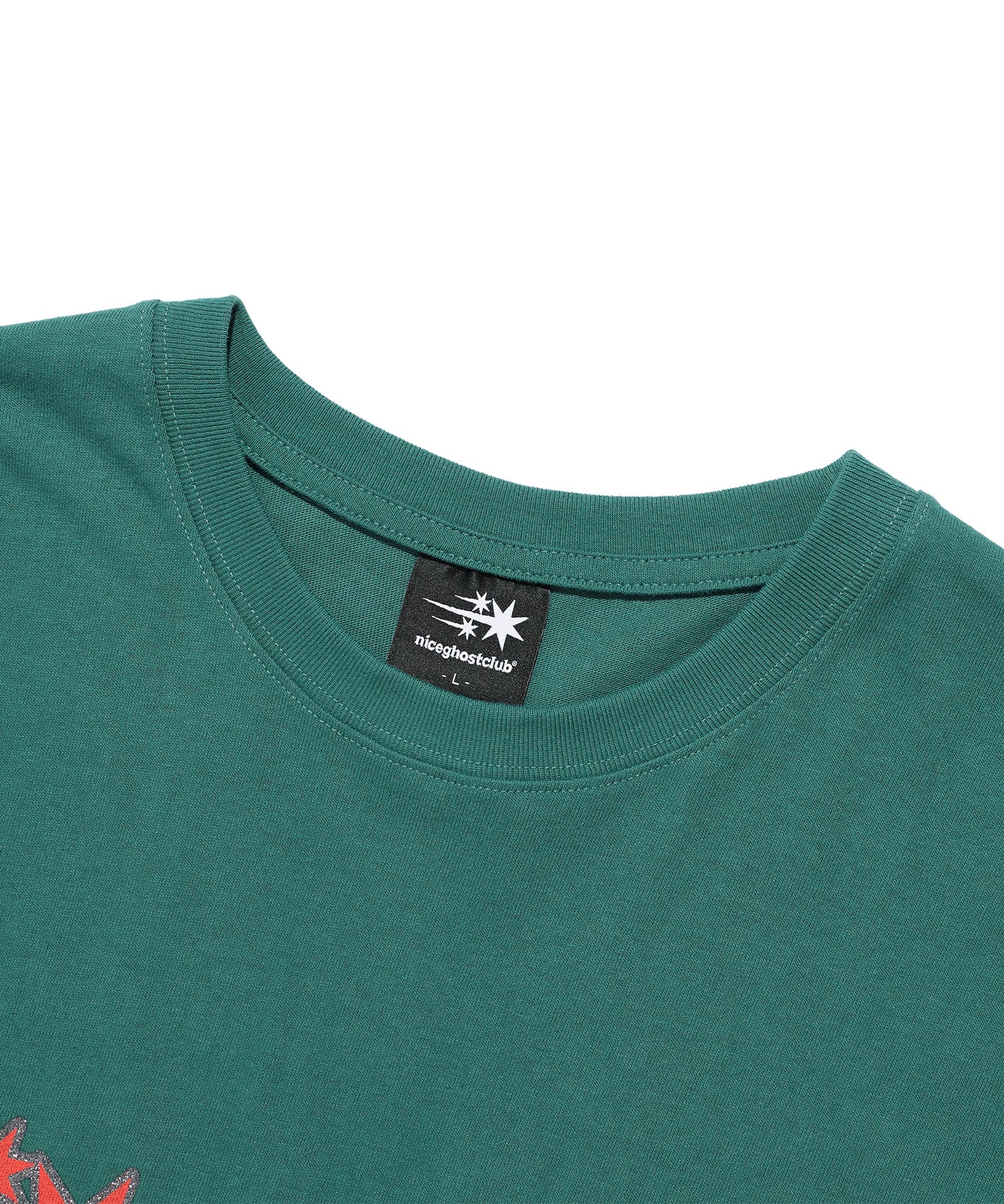 Nice Ghost Club Ghost Glitter Logo Tee