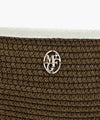Marithé François Girbaud CIRCLE LOGO WIDE SUN VISOR