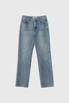 General Idea WOMAN Washed Straight Denim Pants