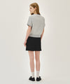 Marithé François Girbaud W VINTAGE CLASSIC LOGO SWEAT SHORTS heather gray