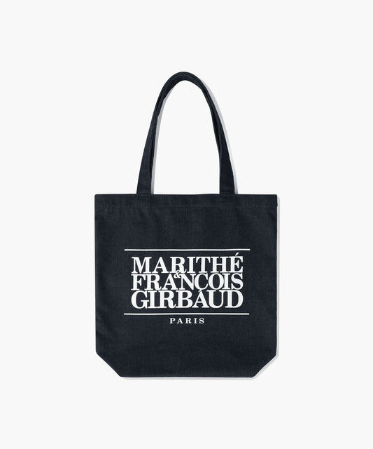 Marithé François Girbaud Classic Logo Denim Eco Bag Dark Blue