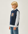 Marithé François Girbaud Kids Bear Classic Logo Knit Vest