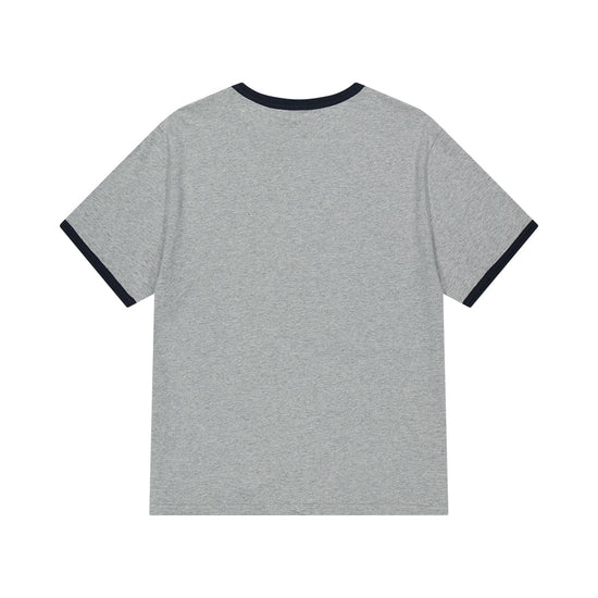 Mahagrid Flag Applique Ringer Tee