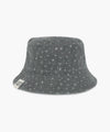 Marithé François Girbaud CLASSIC LOGO FLOWER BUCKET HAT washed black
