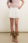 General Idea WOMAN Lace Shirring Mini Skirt