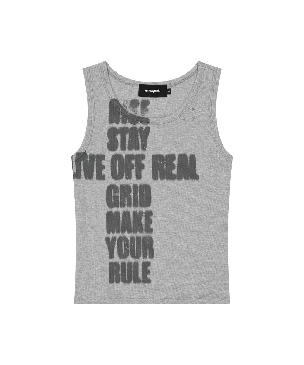 Mahagrid Rise Crack Tank Top