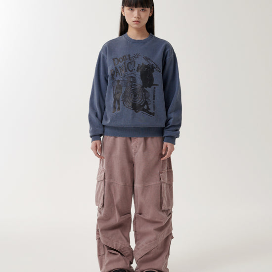 Mahagrid Don't Panic Pigment Sweatshirt
