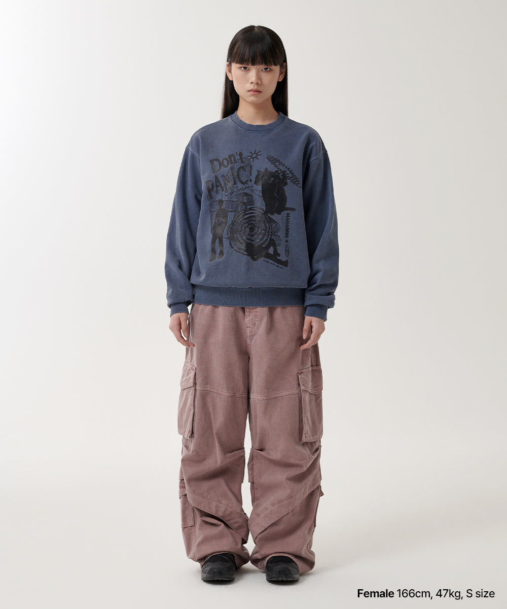 Mahagrid Don't Panic Pigment Sweatshirt