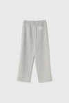 General Idea Women's Lace Trim Sweat Pants [Melange Grey]