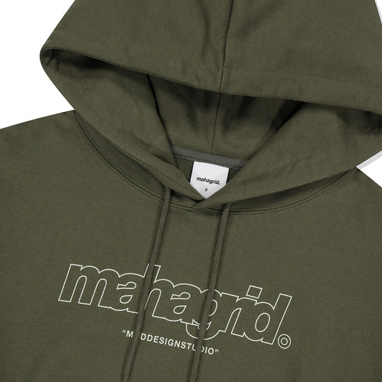 Mahagrid THIRD LOGO CROP HOODIE