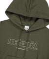 Mahagrid THIRD LOGO CROP HOODIE