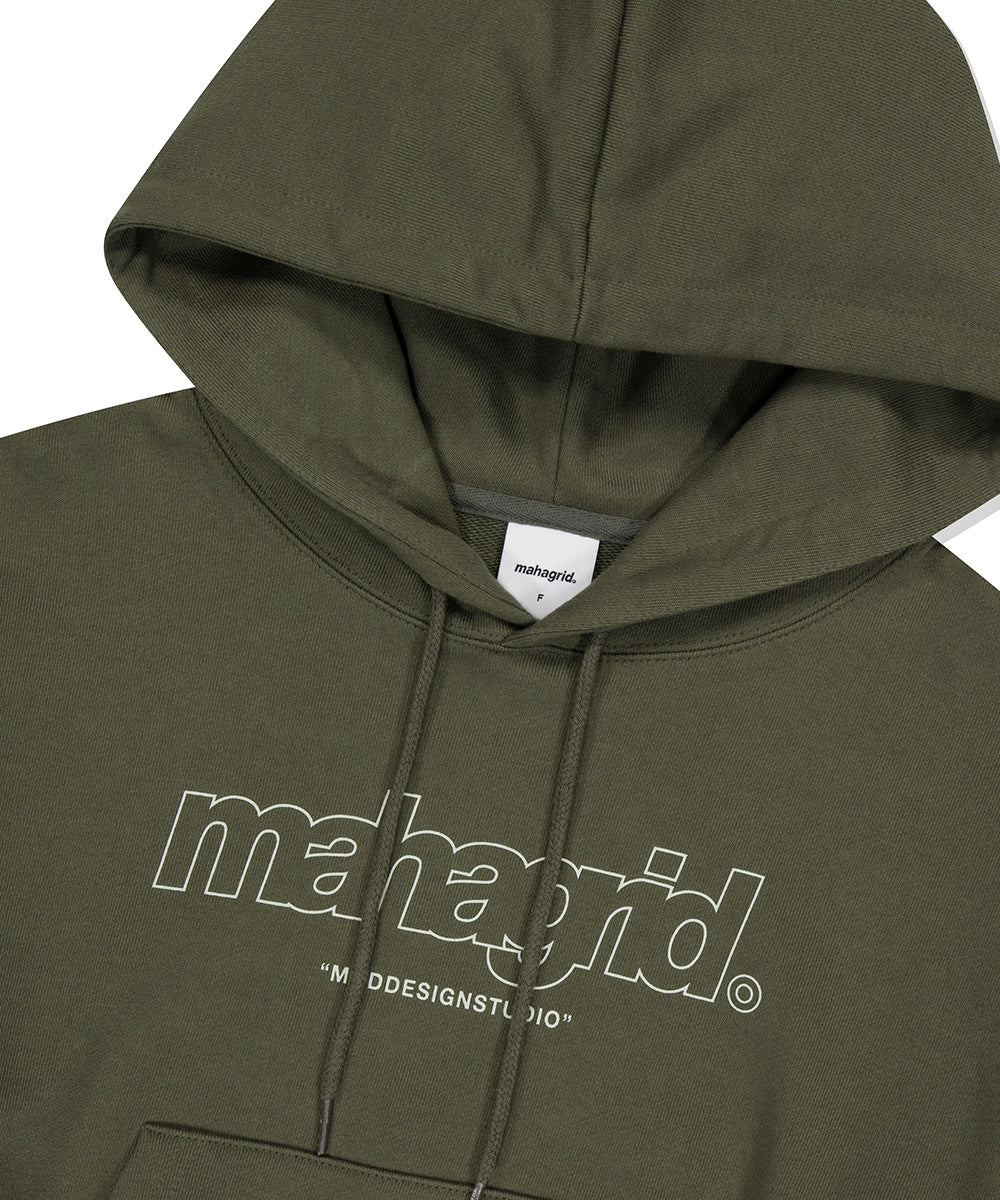 Mahagrid THIRD LOGO CROP HOODIE