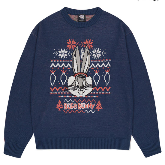 Mahagrid Winter Bunny Knit Sweater