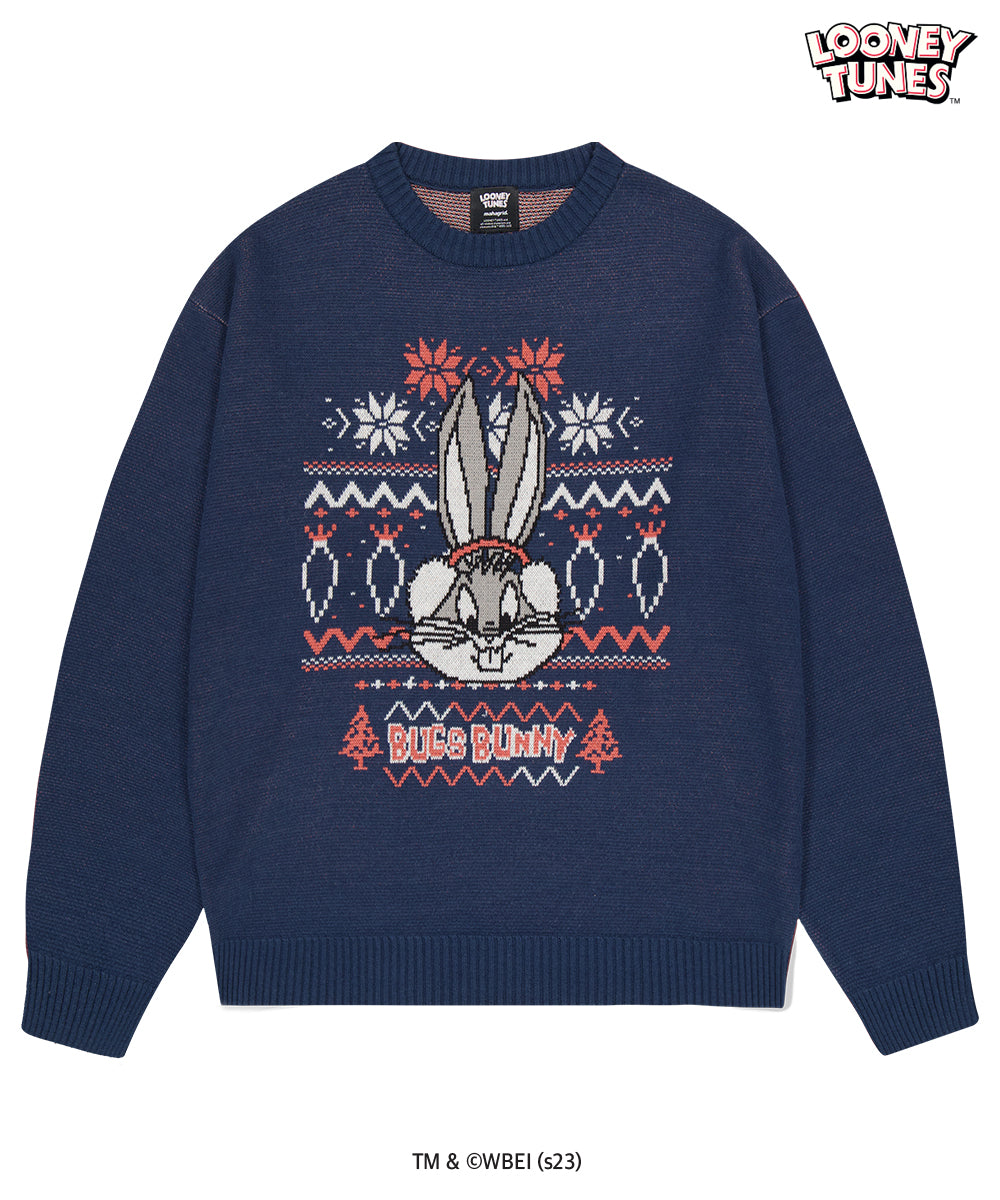 Mahagrid Winter Bunny Knit Sweater