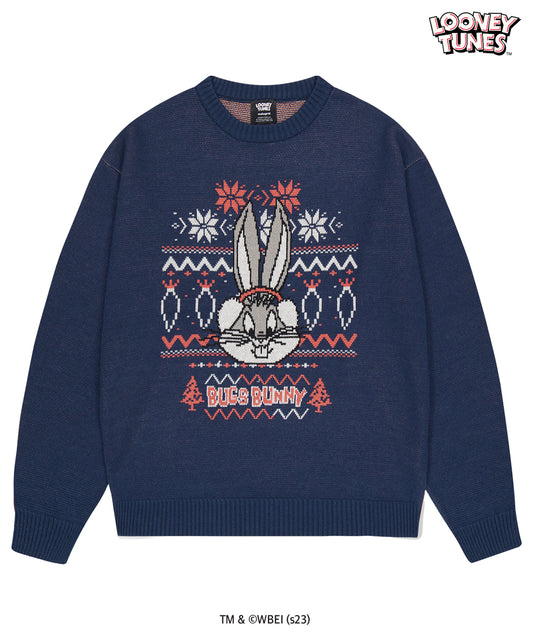 Mahagrid Winter Bunny Knit Sweater