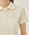 Marithé François Girbaud W EMBLEM PK COLLAR TEE